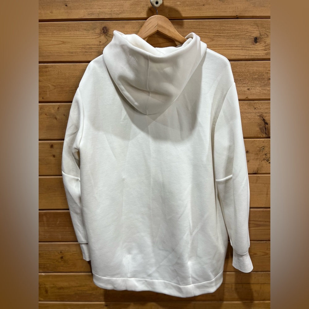 Nike Sportswear Tech Fleece Oversized Full-Zip Hoodie Cape Cream Small - Picture 2 of 7
